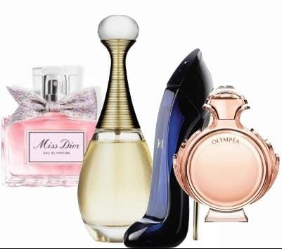 Set de 4 perfumes | Miss Dior + J'adore + Good Girl + Olympéa – 100 ml