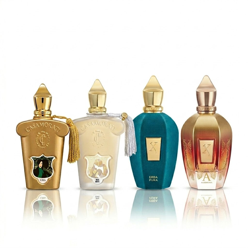 Set de 4 perfumes | Lira, Erba Pura, Dama Bianca, Alexandria II